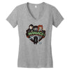 maniacs iii Women's V-Neck T-Shirt