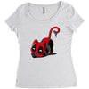 catpool Women's Triblend Scoop T-shirt