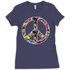 adesivo peace no worries &amp; shocker Ladies Fitted T-Shirt