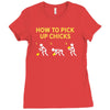 How To Pick Up Chicks Ladies Fitted T-Shirt