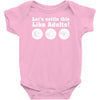 rock paper scissors Baby Onesie
