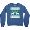 reindeer christmas ugly sweater Crewneck Sweatshirt