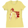 World War Z Goku DBZ Ladies Fitted T-Shirt