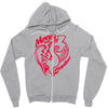 money over emotion Zipper Hoodie