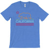 neon sign california republic flag bear T-Shirt