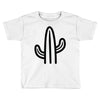 minimalistic cactus Toddler T-shirt