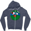who watches the pizza Zipper Hoodie