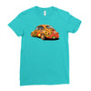 sixties vw beetle, ideal gift or birthday present Ladies Fitted T-Shirt