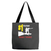 double trouble rocket ride Tote Bags