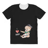 Cute Baby Painter's Dad Love All Over Women's T-shirt