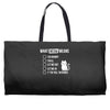 meow meaning Weekender Totes