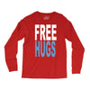 funny t shirts free hugs adult Long Sleeve Shirts
