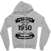 Premium Vintage 1950 Zipper Hoodie