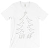 lit af christmas tree T-Shirt