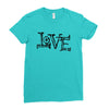 LOVE COUPLE Ladies Fitted T-Shirt