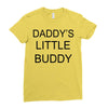 daddy little buddy Ladies Fitted T-Shirt