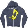 bigfoot gone Zipper Hoodie