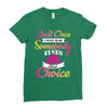 just once i want to be somebody elses fi̇rst choice Ladies Fitted T-Shirt