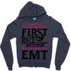 Maybe I Was Too Late To Be His First But Right Now I'm Happy To Be His Zipper Hoodie
