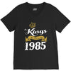 kings are born in 1985 V-Neck Tee