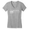 sarcasm loading please wait Women's V-Neck T-Shirt