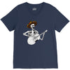 mexican skull V-Neck Tee