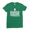handsome halloween costume Ladies Fitted T-Shirt