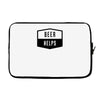 beer helps Laptop sleeve