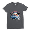 Old Car Ladies Fitted T-Shirt
