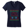 this is my ugly sweater Women's V-Neck T-Shirt