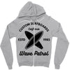 wave patrol Zipper Hoodie
