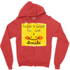 smile Zipper Hoodie