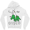 To The Disco (Unicorn Riding Triceratops) Zipper Hoodie