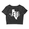 Beto Texas Map Crop Top