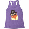 pug in a crew Racerback Tank