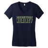 question reality Women's V-Neck T-Shirt