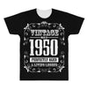 vintage made in 1950 perfectly aged a living legend All Over Men's T-shirt
