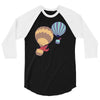 hot bear balloon 3/4 Sleeve Shirt