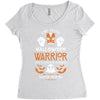 halloween warrior Women's Triblend Scoop T-shirt
