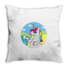 unicorn chill Throw Pillow