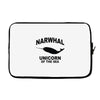 narwhal whale Laptop sleeve