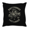 built stronger Throw Pillow