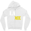 lame Zipper Hoodie