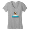 pugemon Women's V-Neck T-Shirt