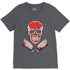 skull meat V-Neck Tee