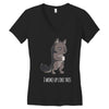i woke up like this Women's V-Neck T-Shirt