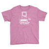 computer science pc nerd gamer zocker shooter funny Youth Tee