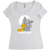 peanut wars Women's Triblend Scoop T-shirt