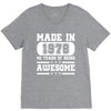 made in 1978 40 years of being awesome V-Neck Tee