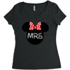 Mr. and Mrs. Matching Women's Triblend Scoop T-shirt